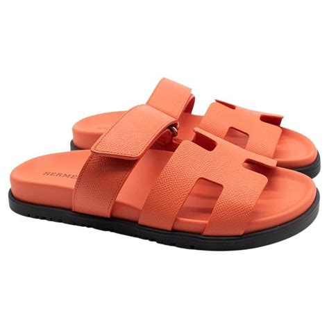 hermes chypre sandals orange pink|hermes chypre sandals suede.